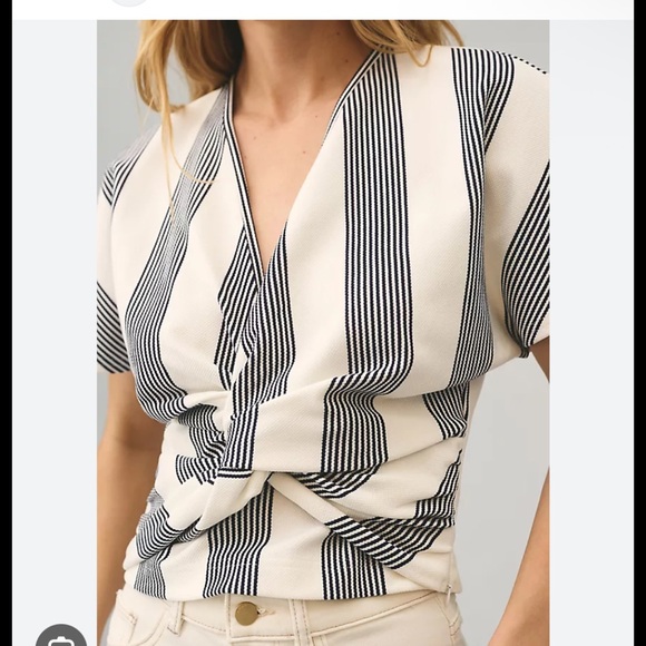 bishop + young Tops - Bishop + Young Twist-Front Top